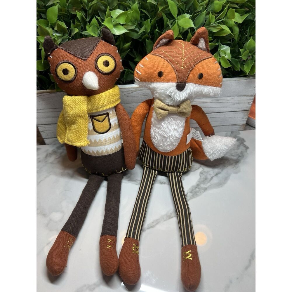 Spritz Plush Shelf Sitter Orange Fox  14" Owl Stuffed Animal Target‎ Weight 2018